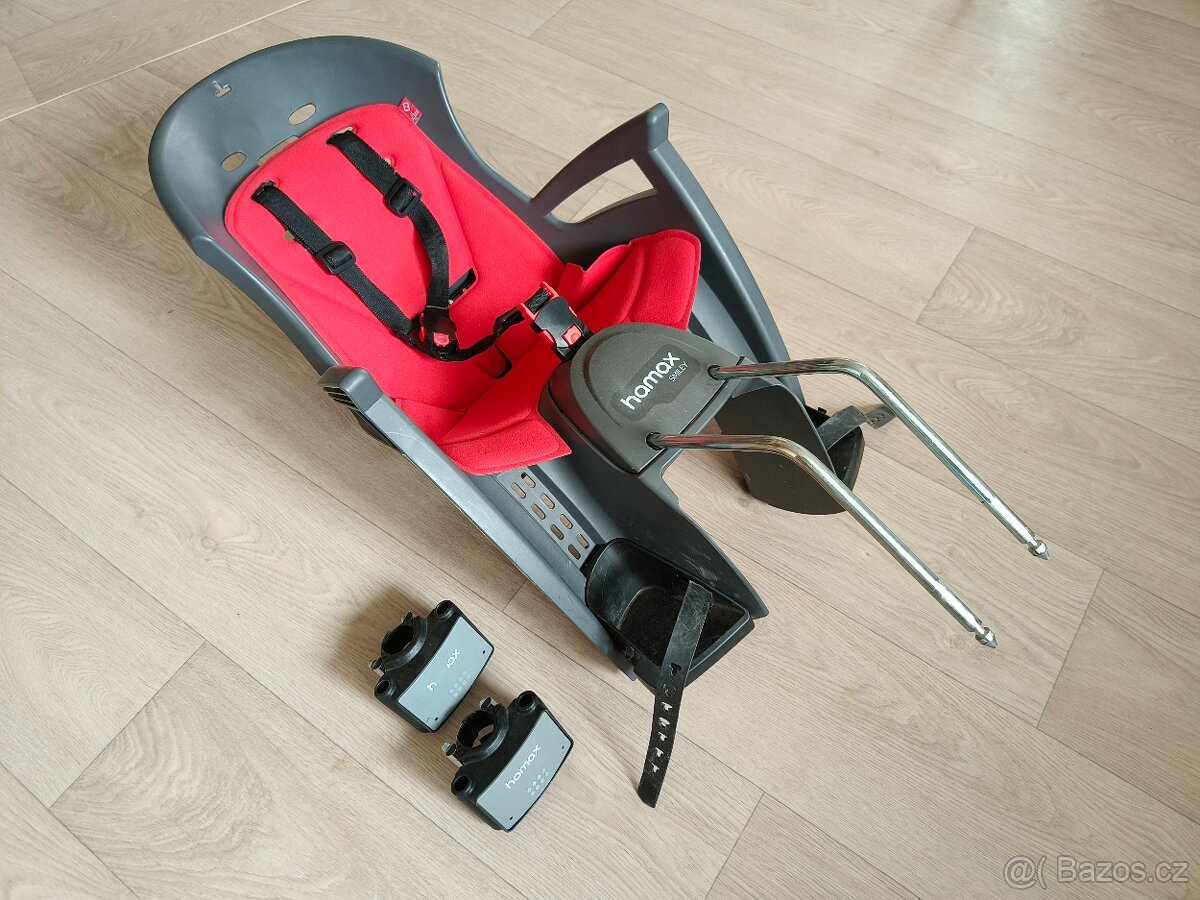 Sedačka na kolo Hamax Smiley, držáky na 2 kola