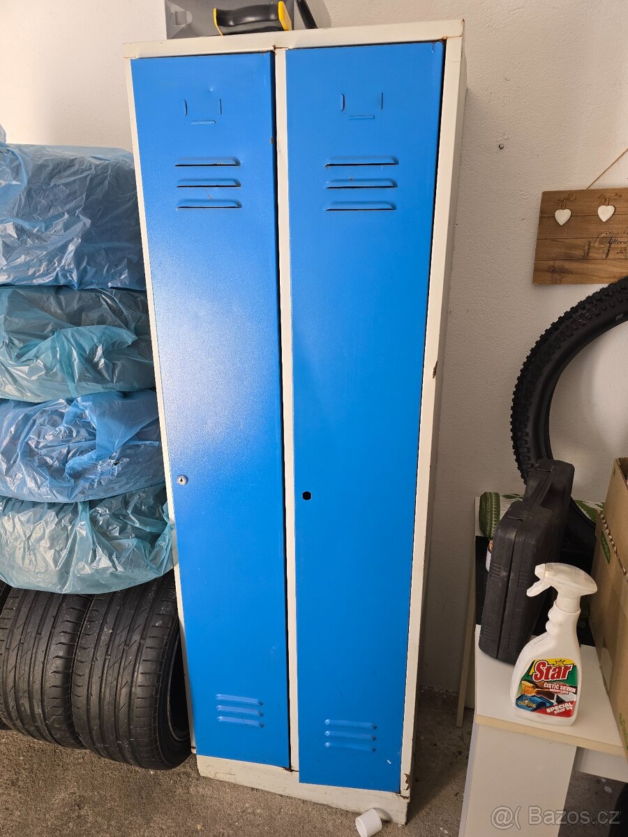 Plechová skříň do dílny – 180x60x50