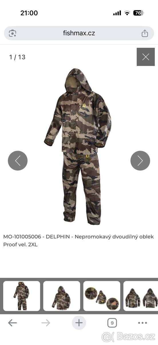 Nepromokavý oblek Delphin