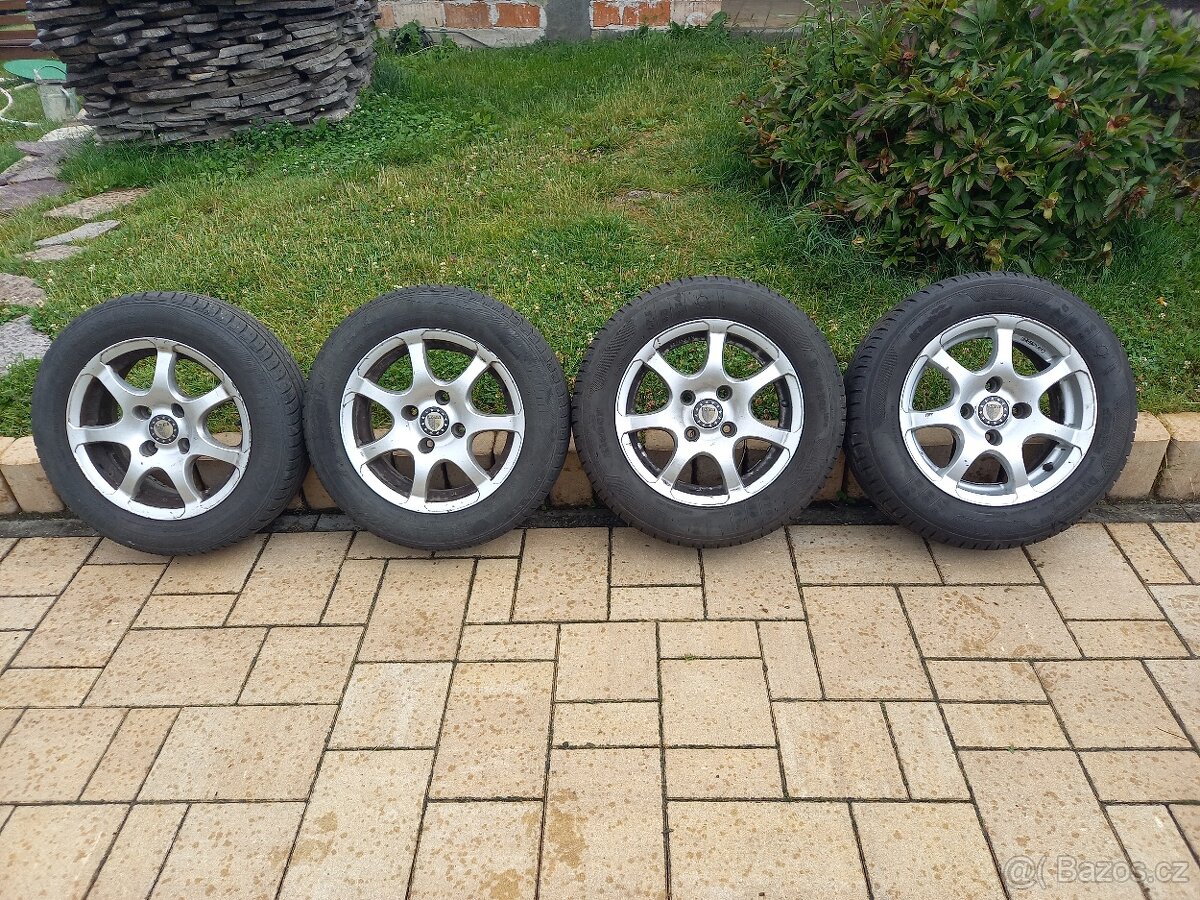 Prodám ALU disky i s pneu "14"