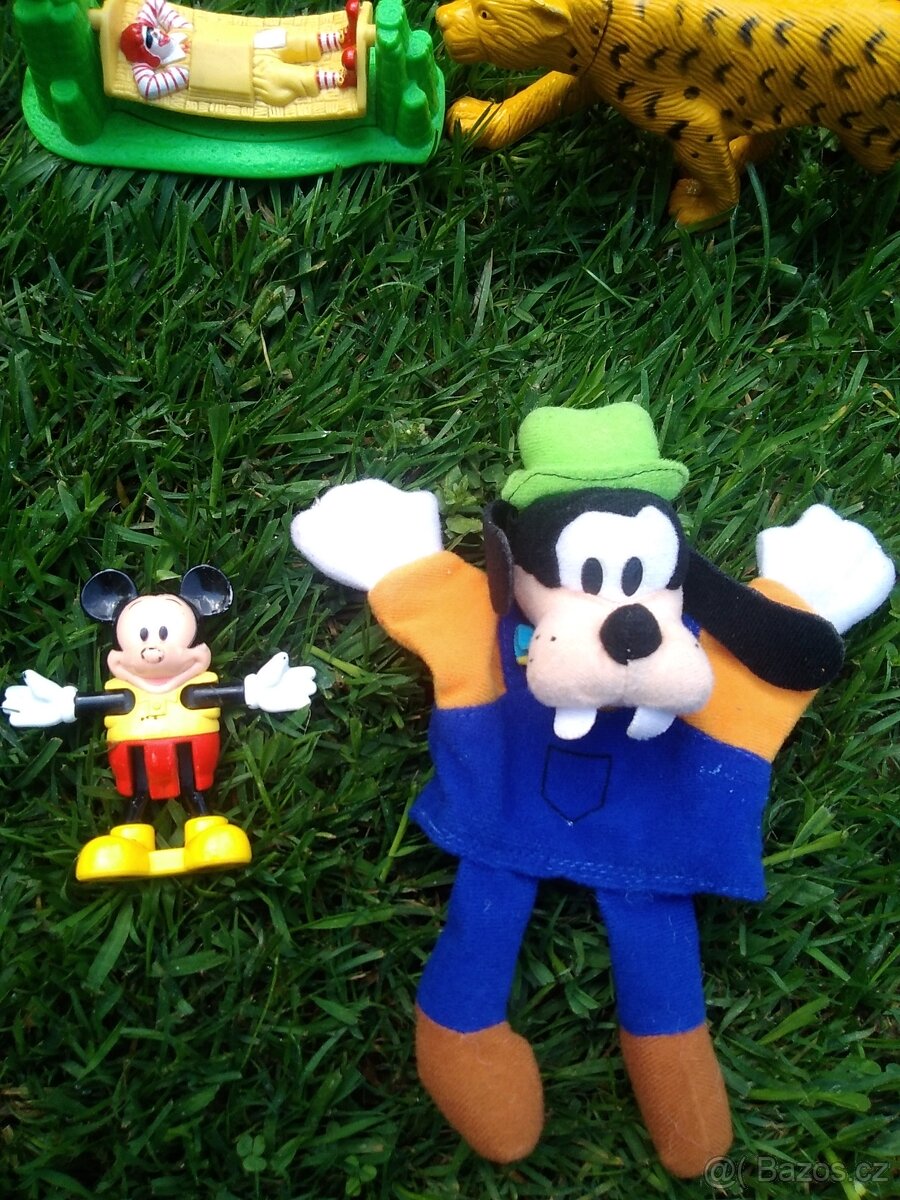Disney, klaun, maňásek hračky