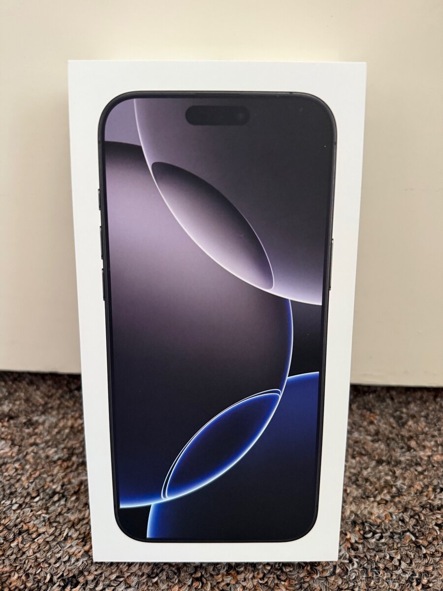 Apple iPhone 16 Pro Max 512gb Black Titanium. 2 roky CZ zar.