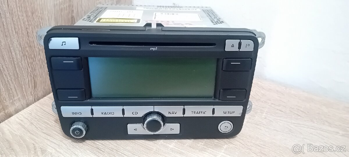 Autorádio Vw Rsn300 Mp3 menu cz