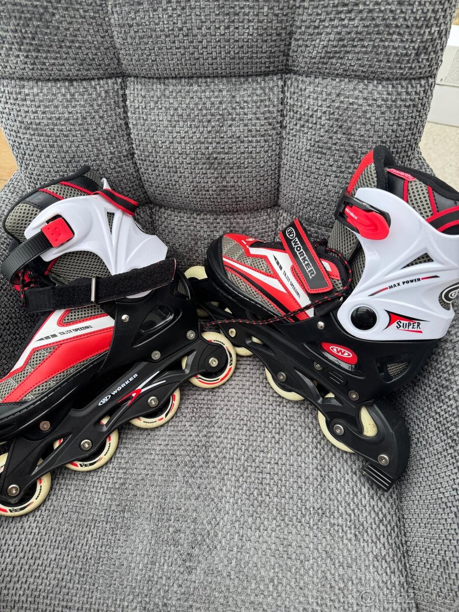 Worker Marco 2v1 vel. 40-43, Brusle in-line i na led