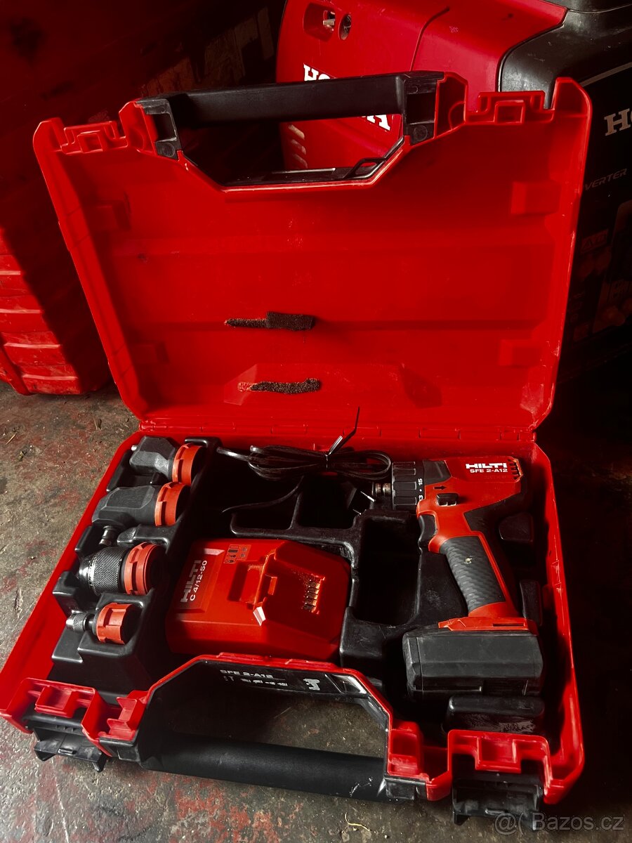 Hilti sfe 2 a12 zánovní multifunkční aku šroubovák komplet