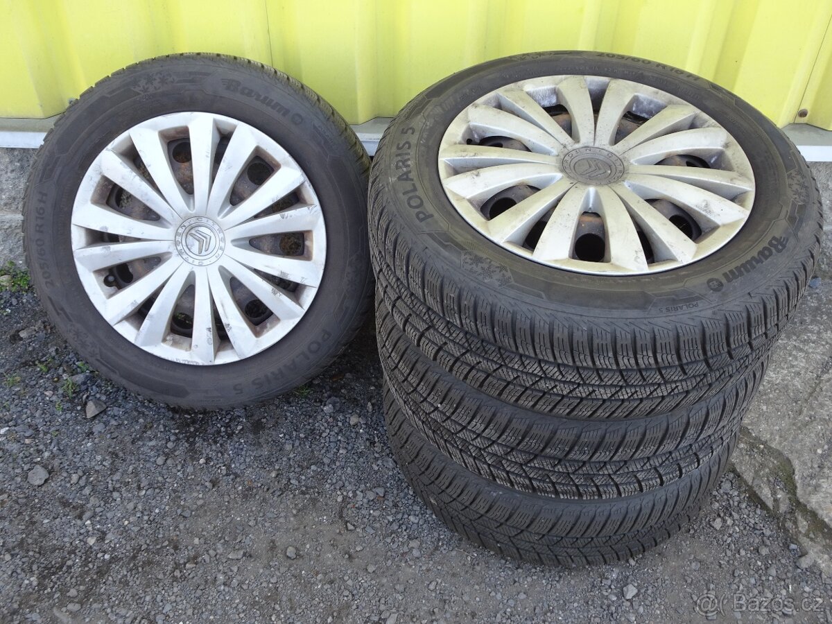 Citroen C4 Grand Piccaso_zimní kola (disky+pneu 205/60 R16