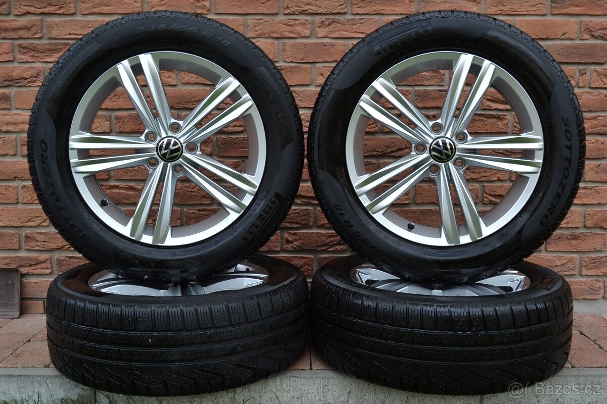 5x112 R18 Zimní sada VW Tiguan II + 235/55 R18 Pirelli