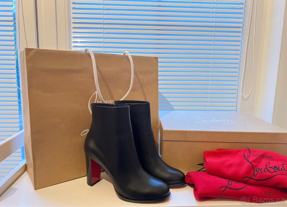 Christian Louboutin Adox 85 leather ankle boots