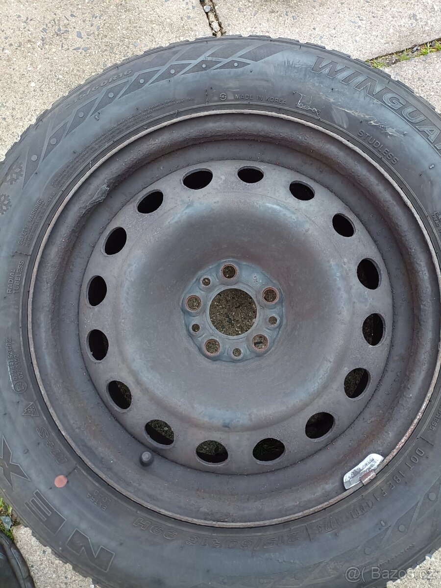 Plechové disky Citroen C8. 6x16" 5x98 ET36.5