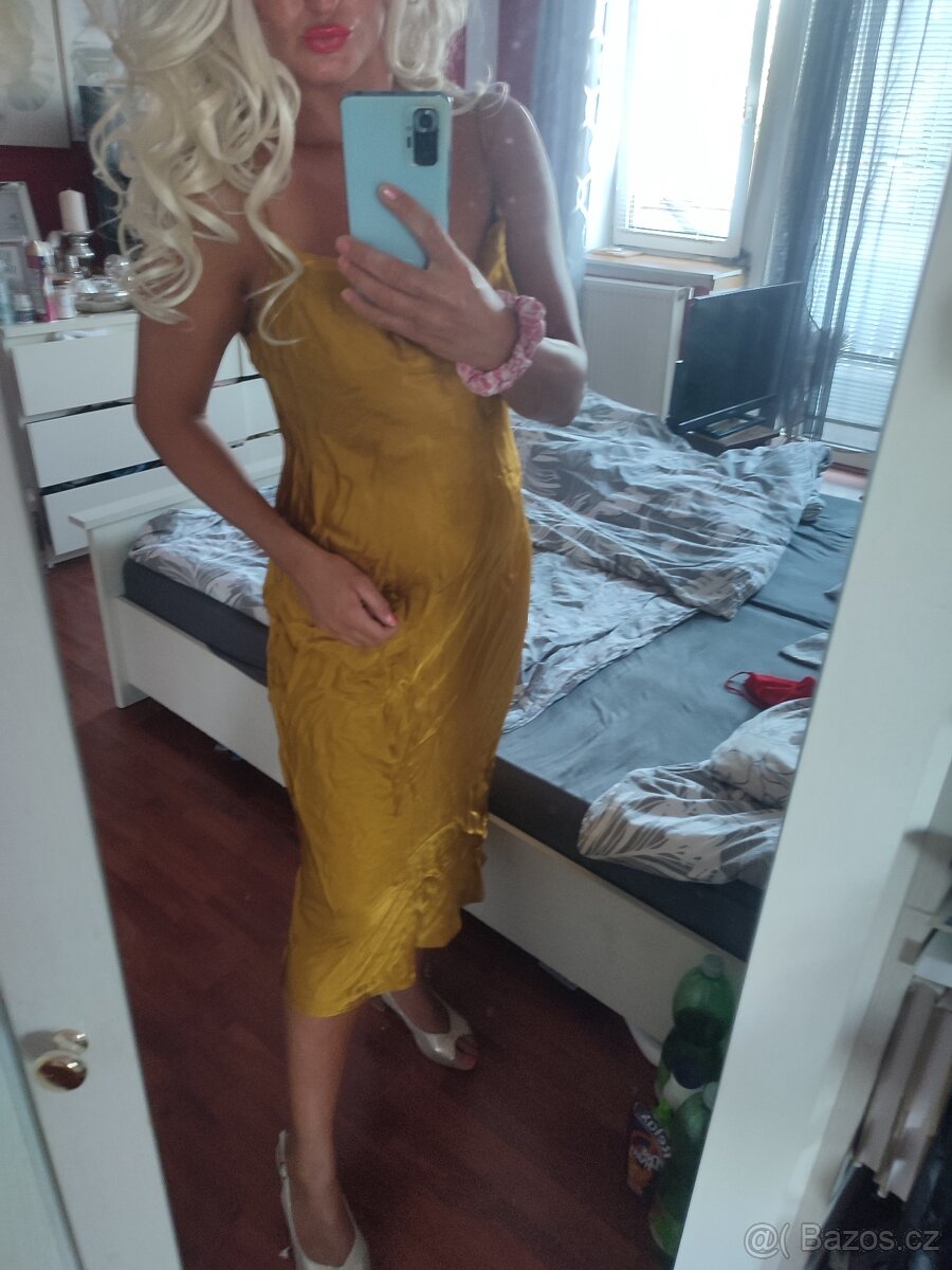 Dlouhé šaty Zara vel.38 top stav