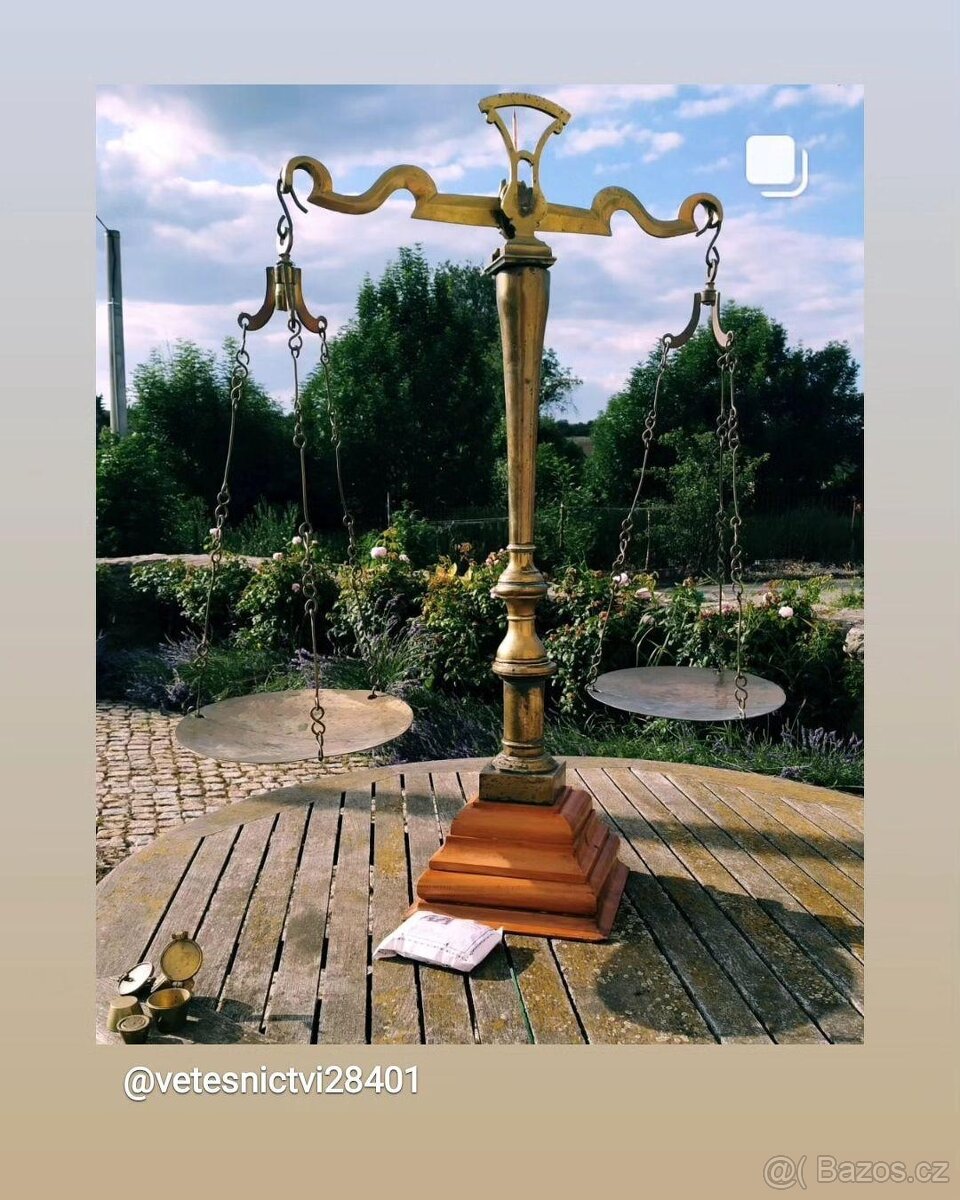 Originální váhy spravedlnosti