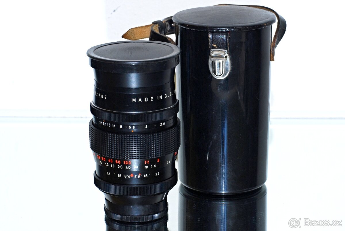 Pentacon RED 2,8/135mm 15-lamelový TOP STAV