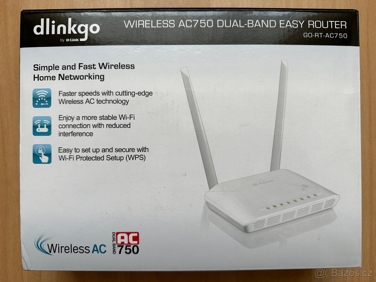 WiFi router D-Link GO-RT-AC750