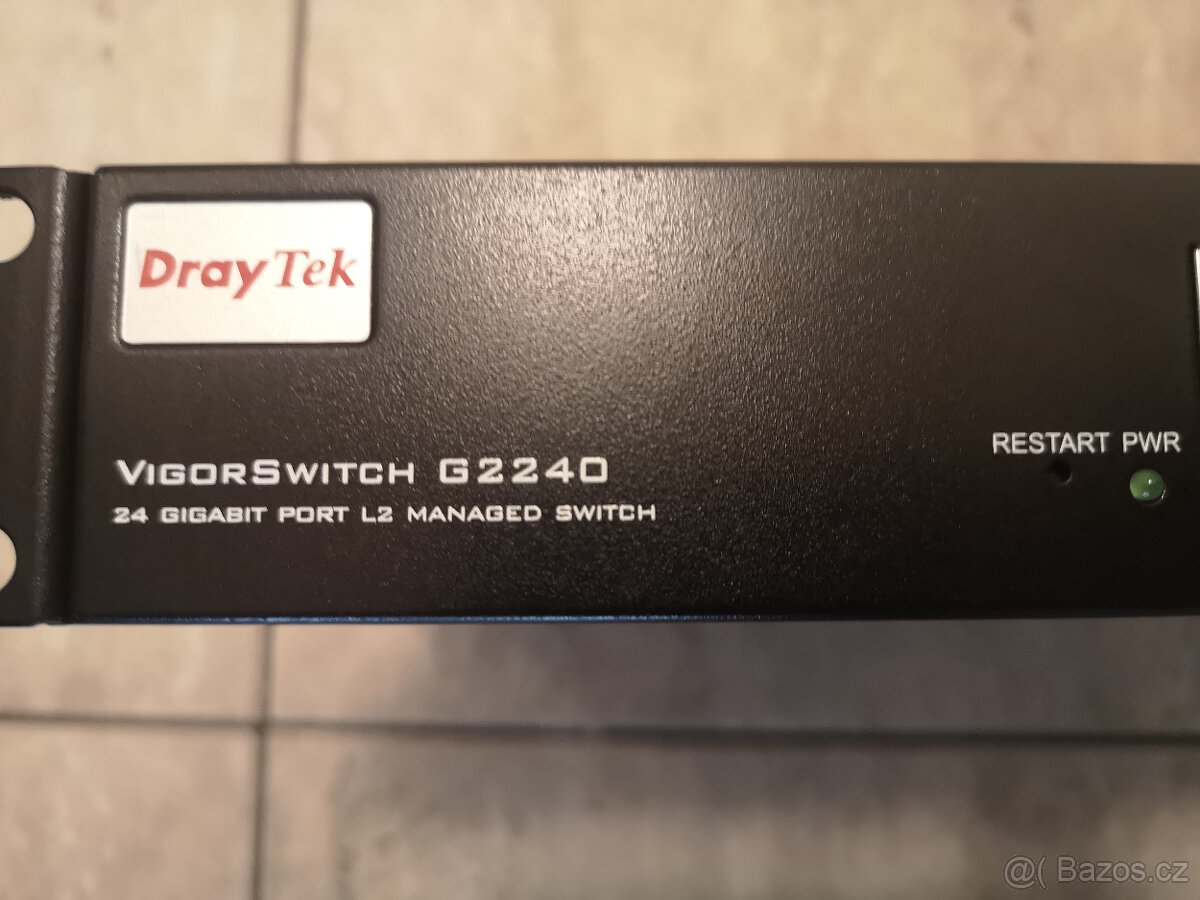 Switch Vigor Draytek 2240 - L2 managed, 24 gigabit + 4SFP