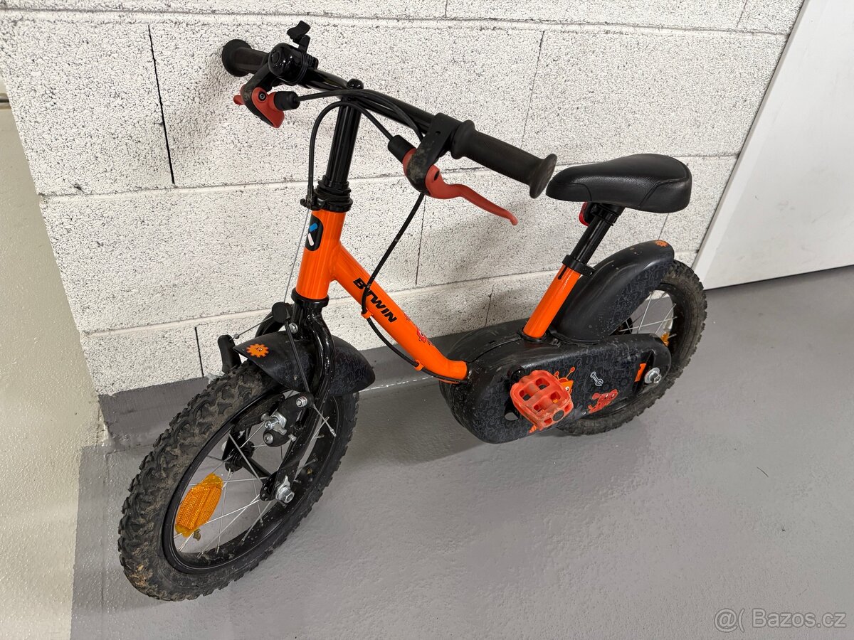 Dětské kolo - 14” BTWIN + kolečka