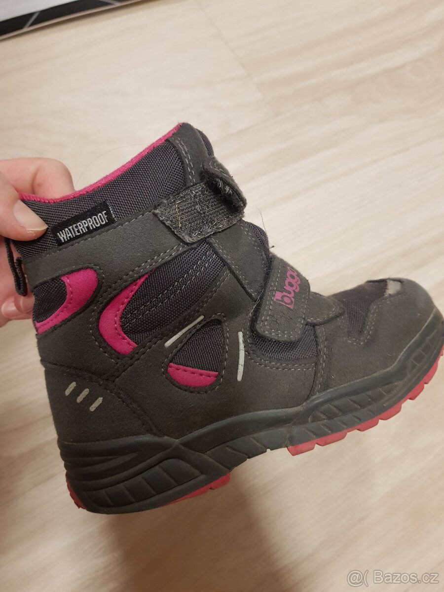 Zimní boty BUGGA, vel.28, /WATERPROOF/