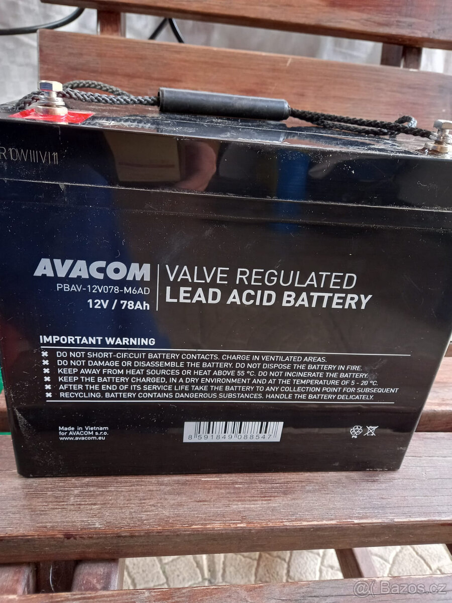 AVACOM baterie 12V 78Ah M6 DeepCycle (PBAV-12V078-M6AD)