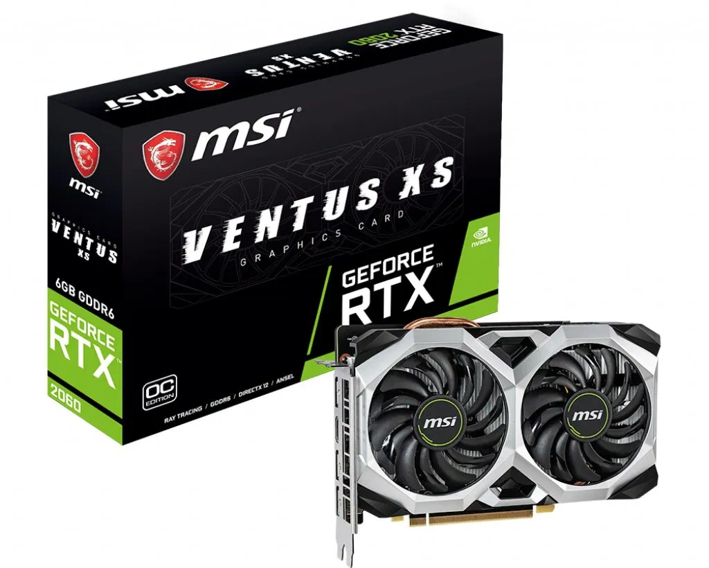 MSI RTX RTX 2060 VENTUS XS 6G OC