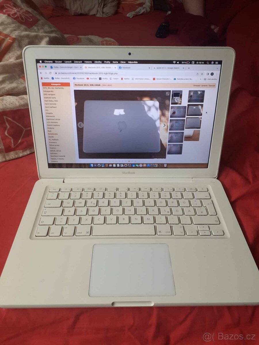 MacBook (13-inch, Mid 2010), 4GB,100GB
