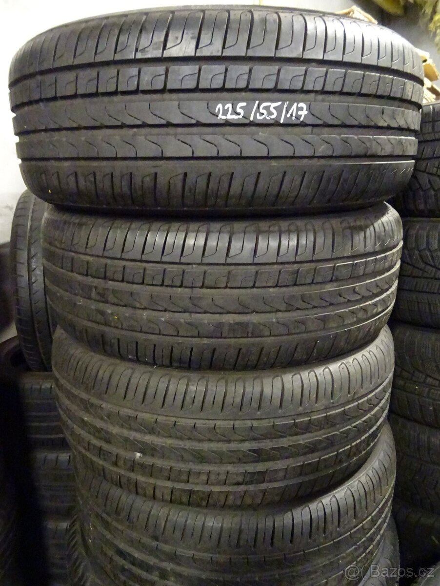 Letní pneu Pirelli P7, 225/55/17, 4 ks, 7 mm