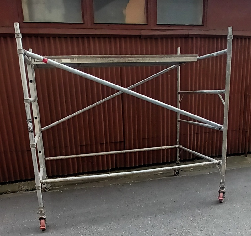 Použité profesionální pojízdné hliníkové lešení Lewis