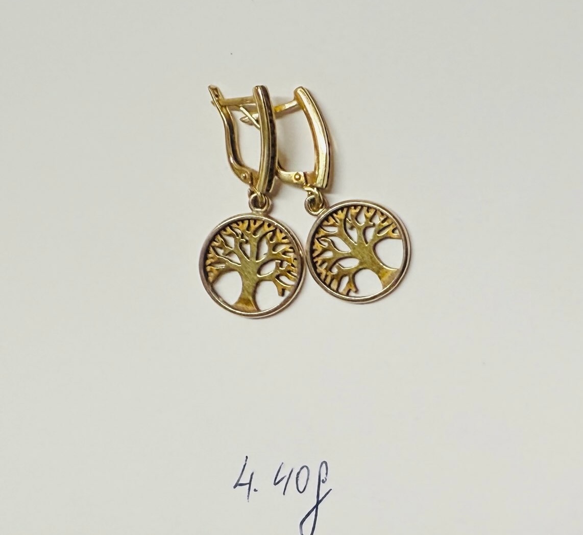Zlaté náušnice 14k (585)