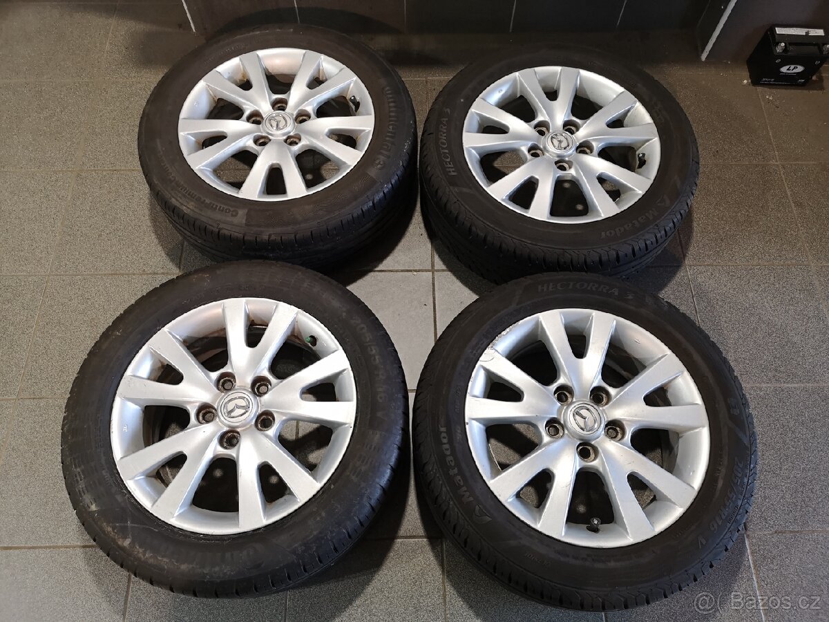 Mazda 6, 626 alu 16 + letní 205/55/16.