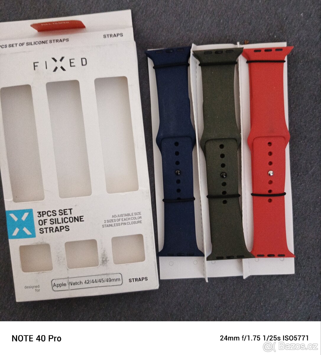 Set 3ks silikonové hřeminku na Apple Watch 42 44 45 49mm