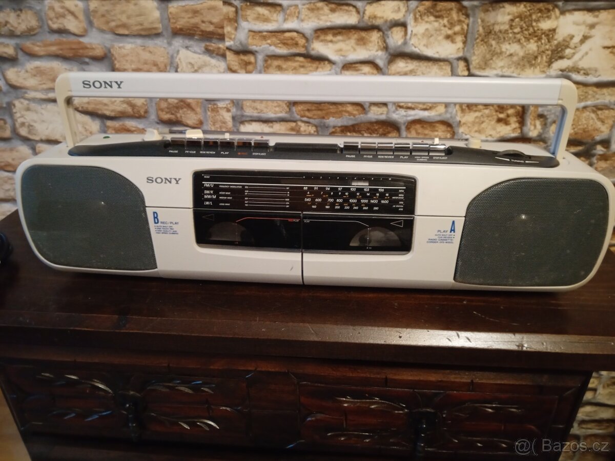 SONY rádio cassette-corder CFS-W303L