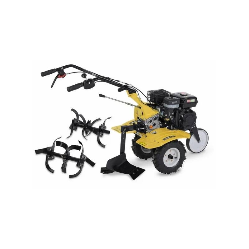 Benzinový kultivátor 208cc plus pluh