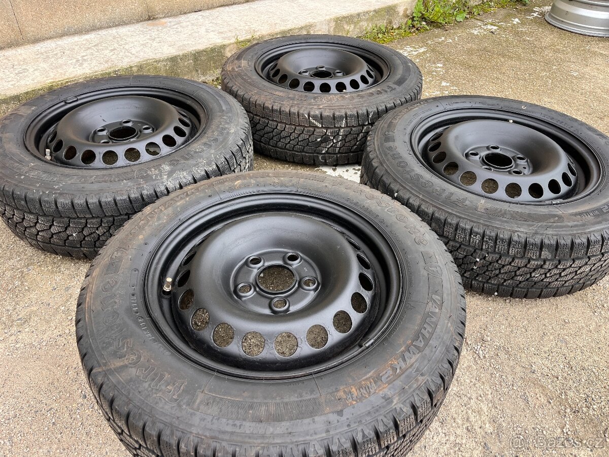 ZIMNÍ KOLA 5X120, 205/65R16C, VOLKSWAGEN T5, 75%