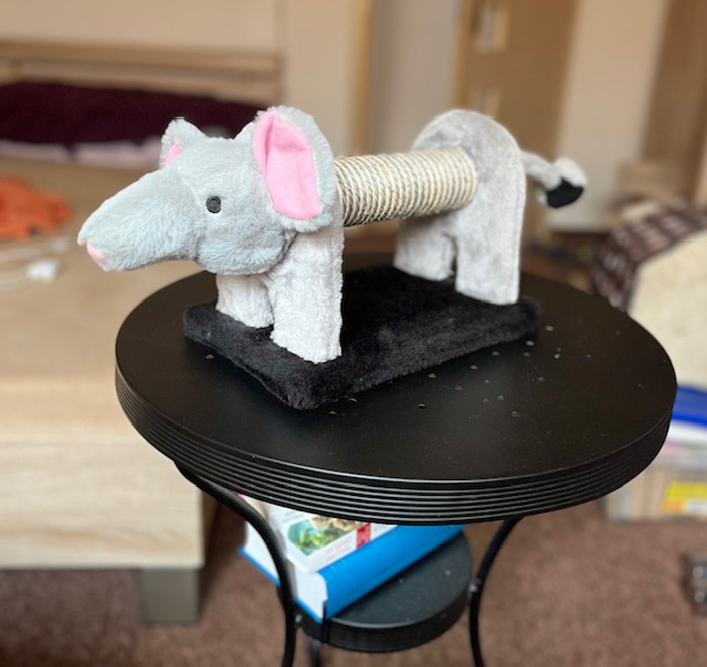 Kočičí škrabadlo slon