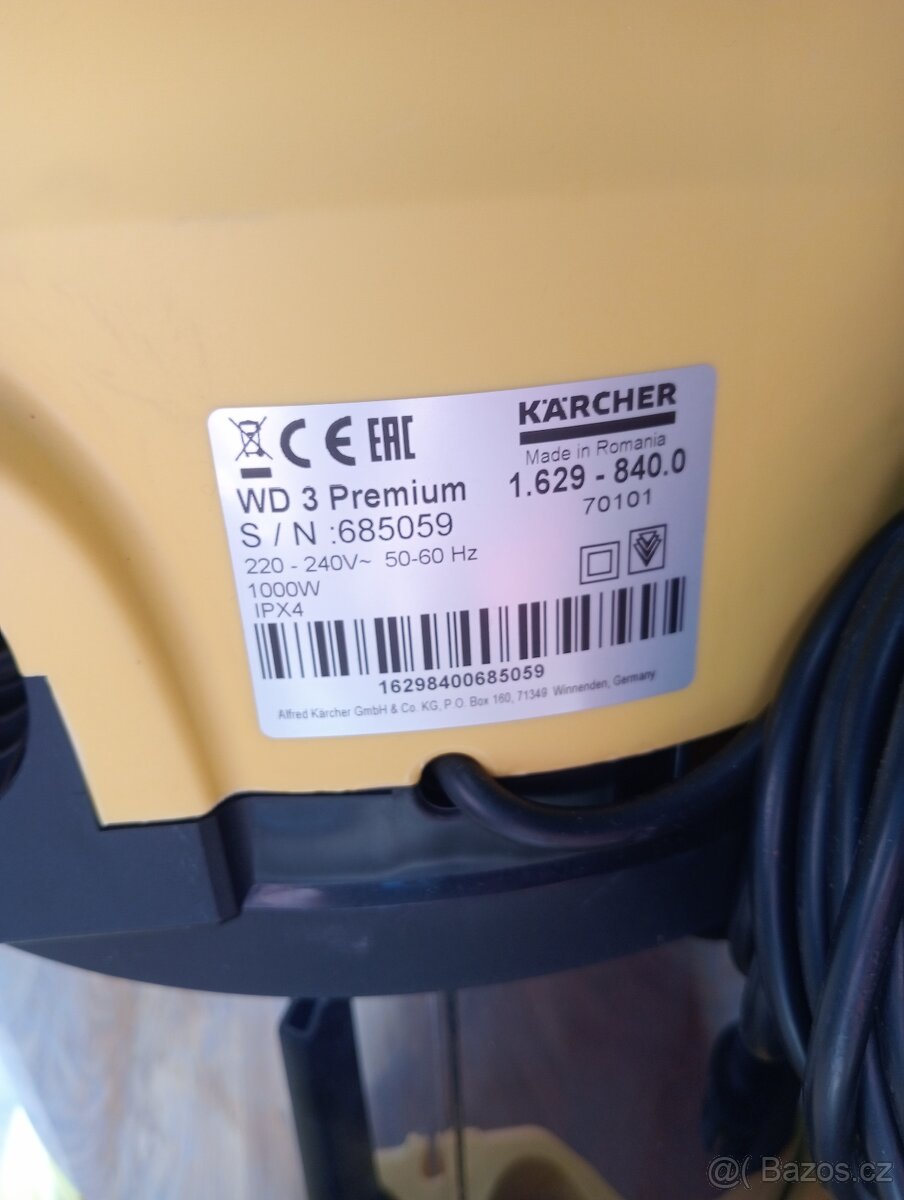 Vysavač Karcher WD 3 Premium