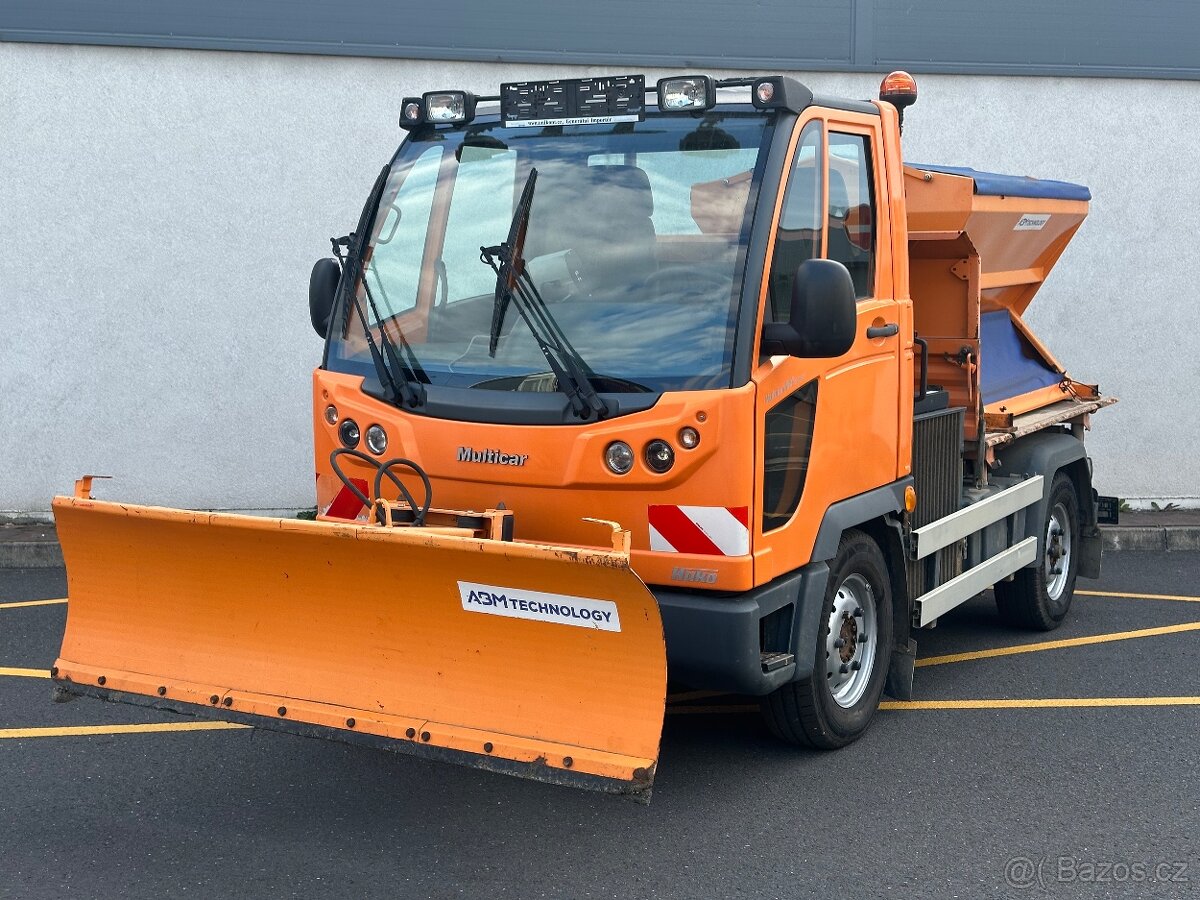 Multicar 4x4 M27,sklopka,sypač, kartáč, tažné