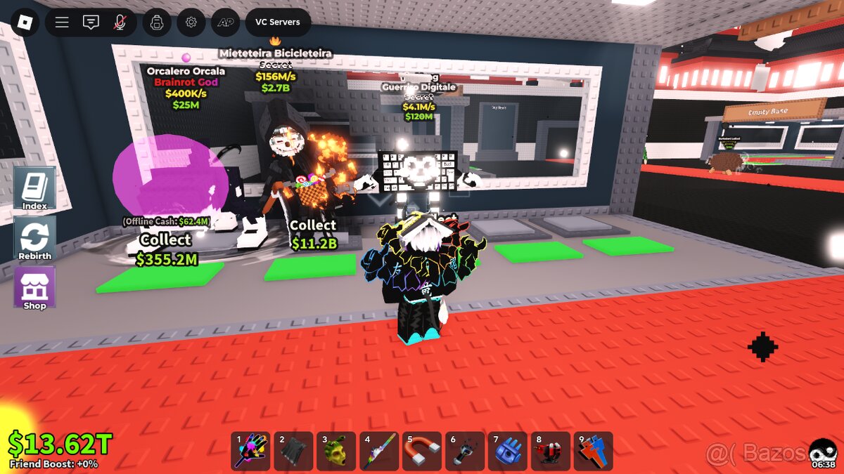 Roblox účet Steal a brainrot - Mieteira Bicicleteira