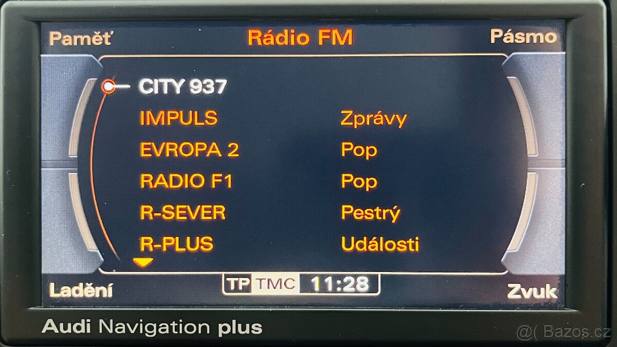 Čeština - mapy - AUDI Navigation Plus - RNS-E (RNSE)