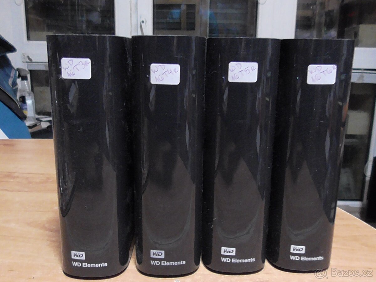 Externi HDD WD 16Tera 4 kusu