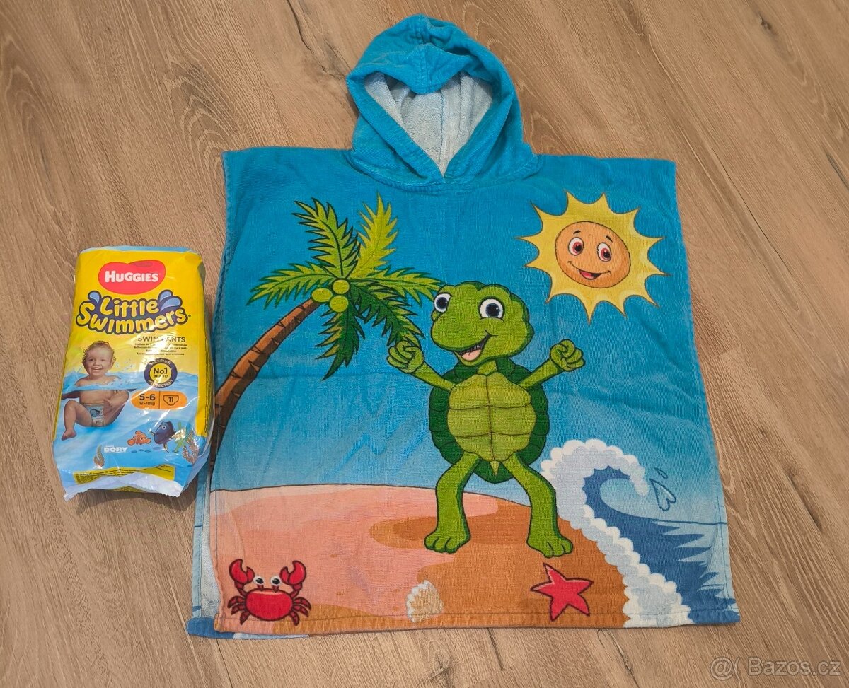Plážové pončo a pleny do vody