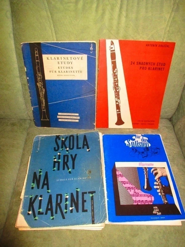 škola hry na klarinet + ost.