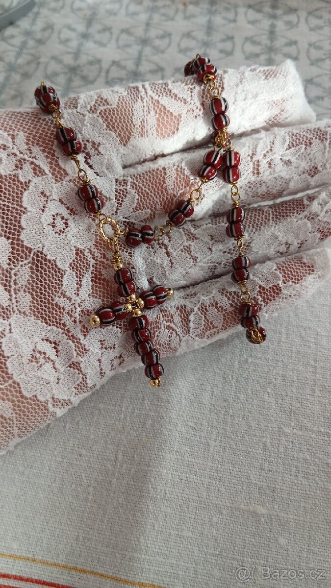 Drátkovaný náhrdelník Jablonec