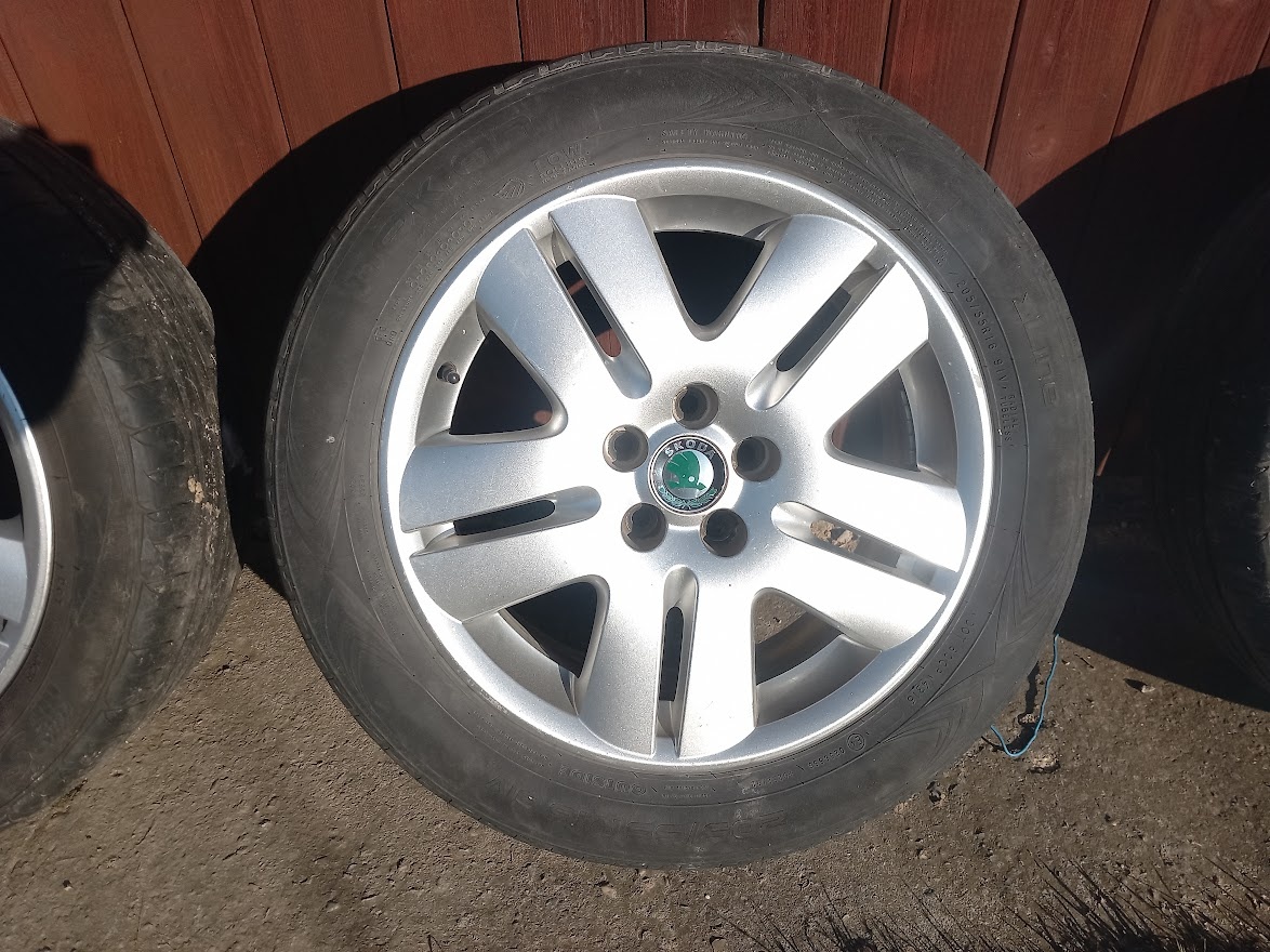 Alu kola R16, 205/55, 5x100, škoda octavia 1
