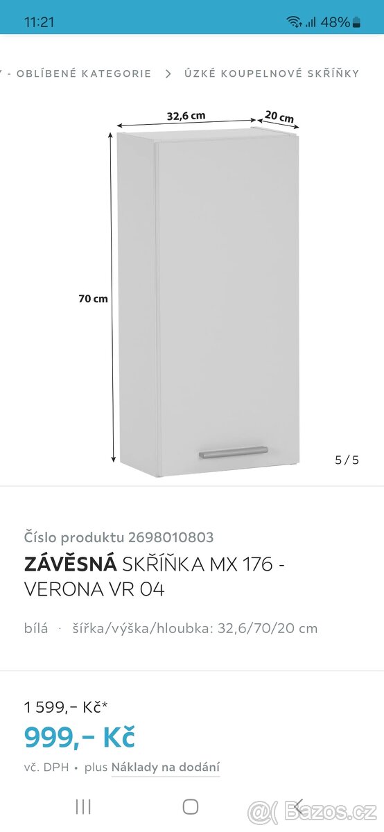 Závěsná skříňka