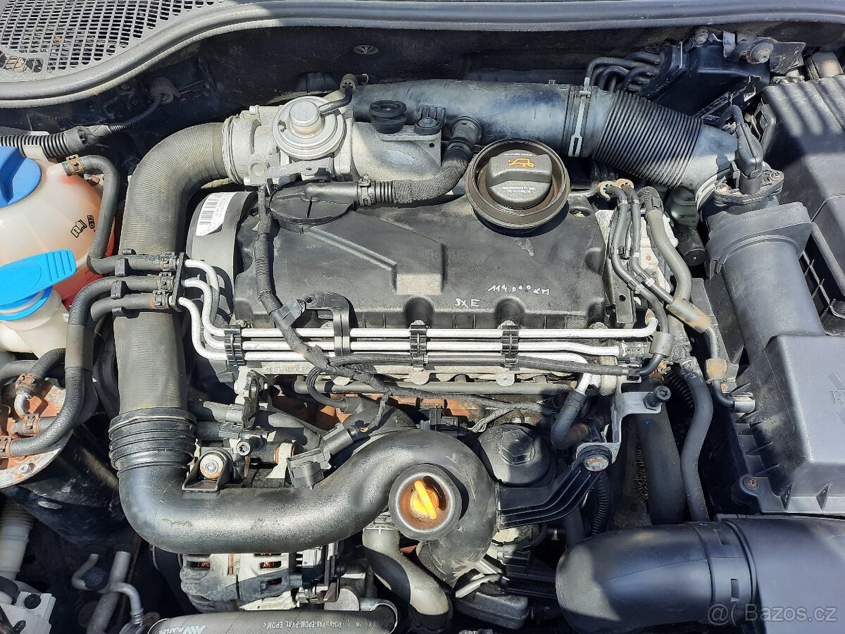nd ze škoda octavia 2, 1.9.TDI 77kW motor BLS