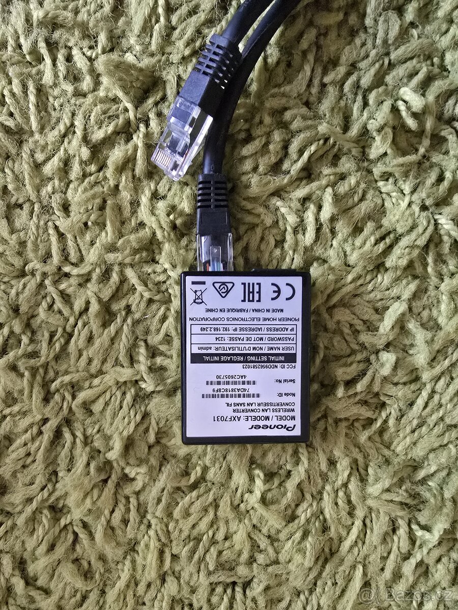 Pioneer AXF7031 Wi-Fi adapter