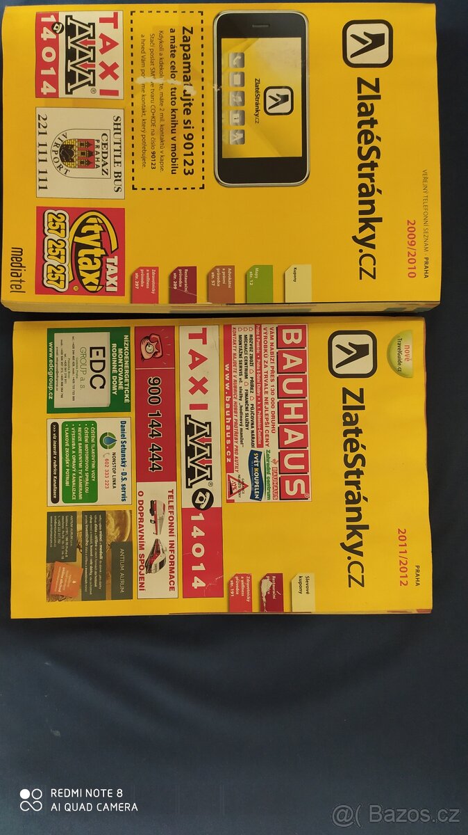 Telefonní seznamy tištěné (Zl.stranky) i na CD