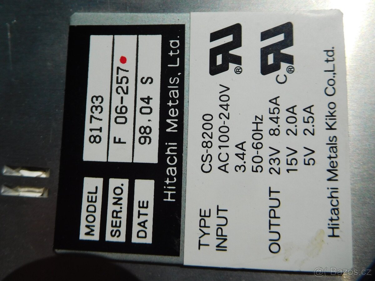 Zdroj tovární Hitachi CS8200
