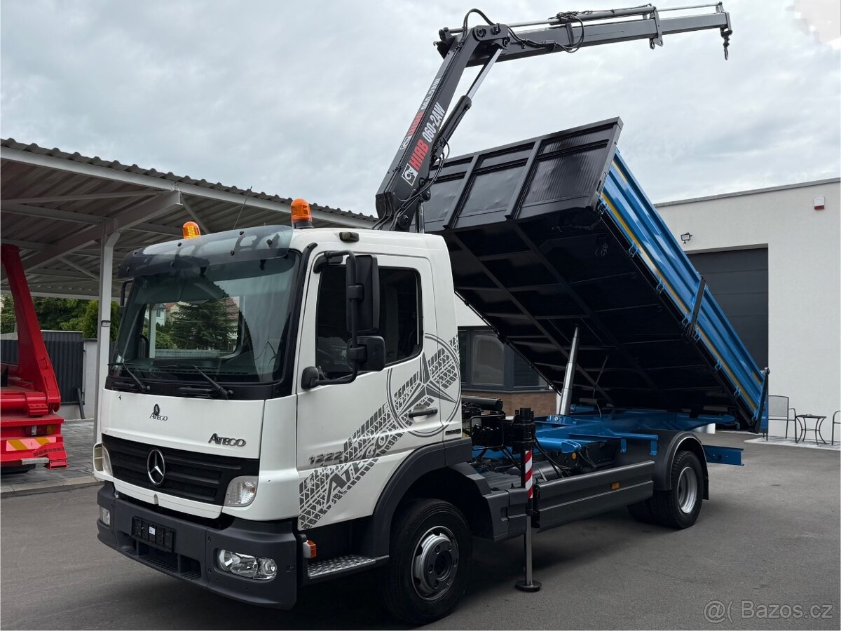 MERCEDES-BENZ ATEGO 1222 SKLÁPĚČ TŘÍSTRANNÝ HYDRAULICKÁ RUKA