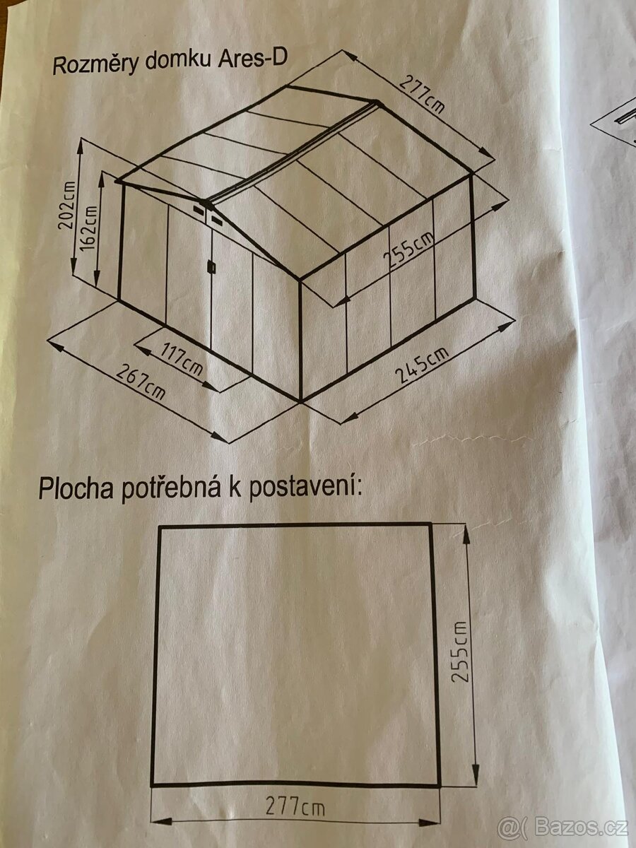 Zahradní domek na nářadí