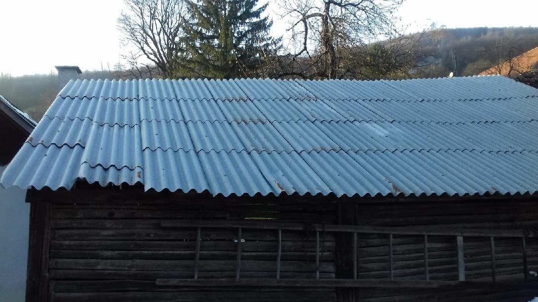Prodám hliníkový vlnitý plech - velmi levně