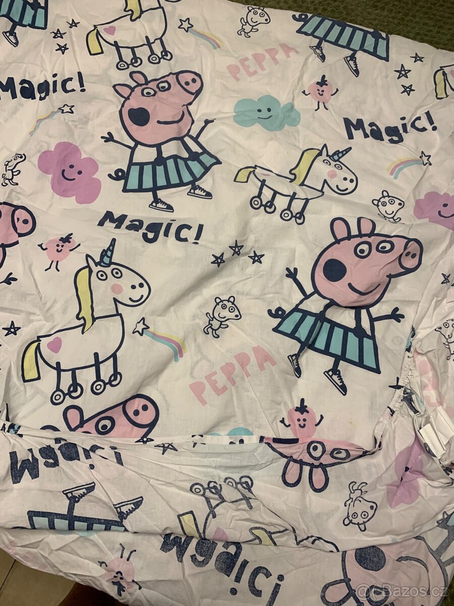Dětské prostěradlo Peppa Pig